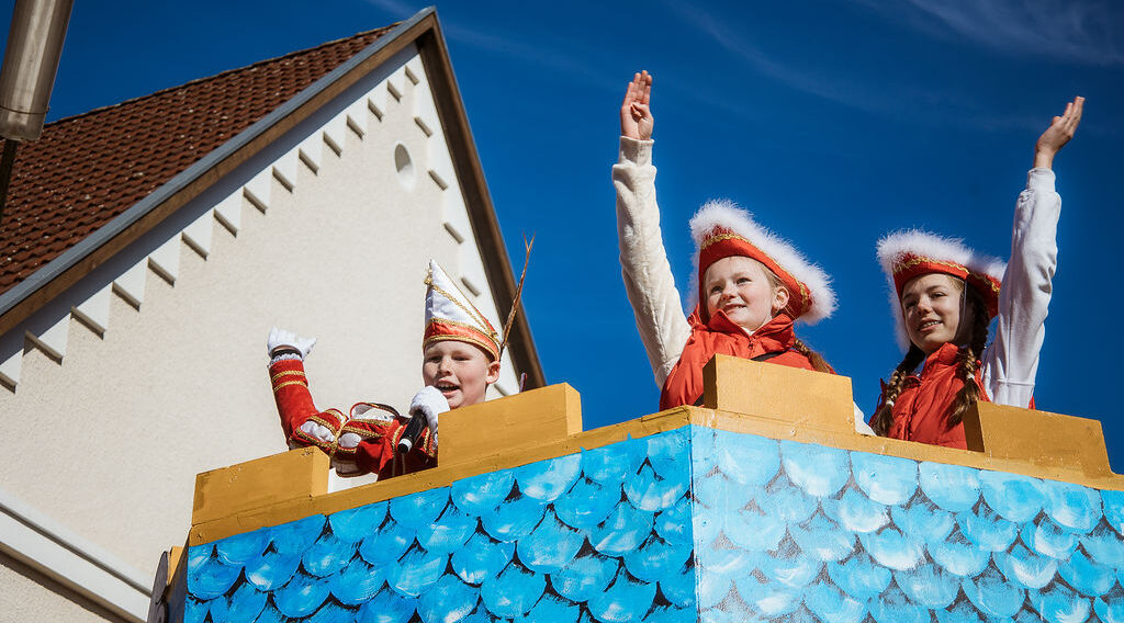 Rosenmontag Solomariechen und Kinderprinzenpaar